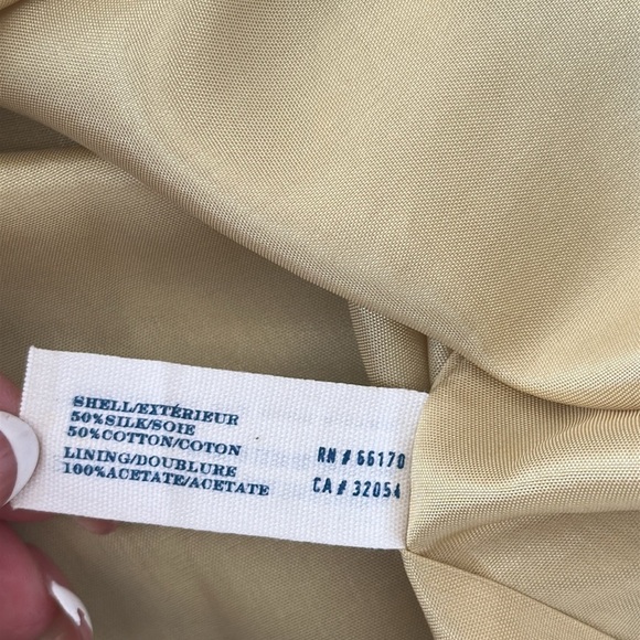 NWT Anthropologie LEIFSDOTTIR Women's Silk Blend Ruffle Cap Sleeve Mini Dress 4 - Picture 6 of 10